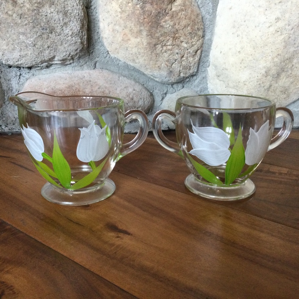 Vintage Bartlett Collins Creamer and Sugar